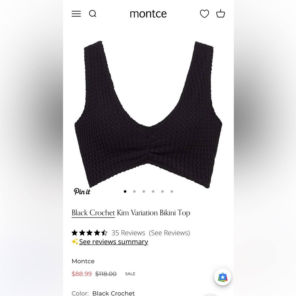 Montce Crochet bikini